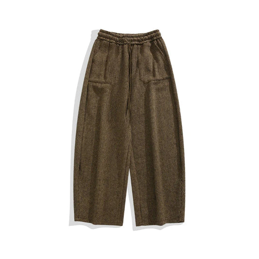CORDUROY KNIT WAIST LOUNGE PANTS