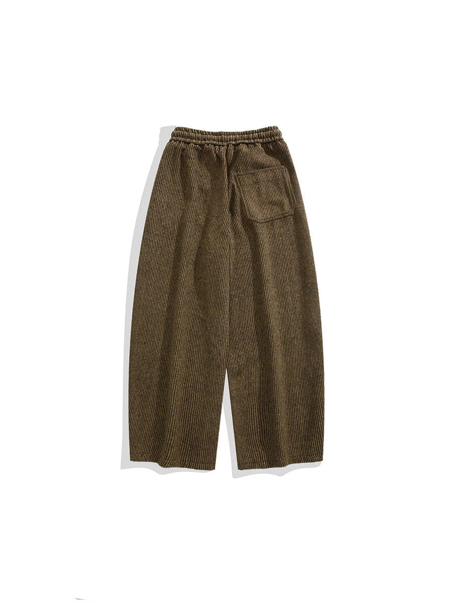 CORDUROY KNIT WAIST LOUNGE PANTS