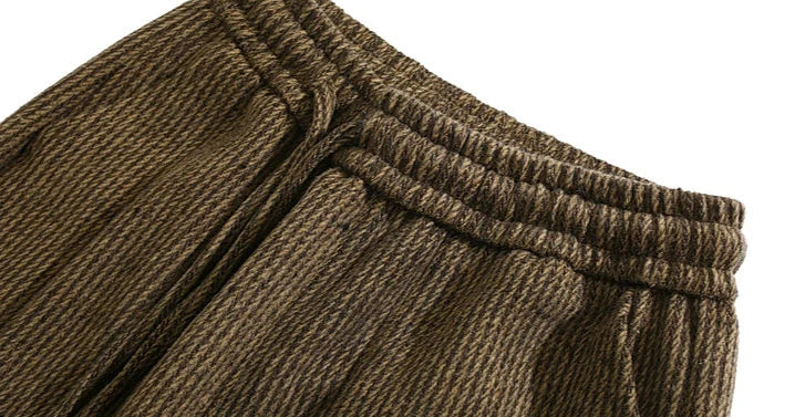 CORDUROY KNIT WAIST LOUNGE PANTS