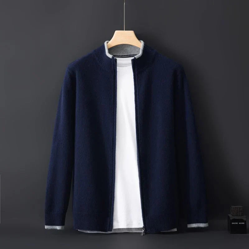 RIKU CASHMERE ZIP JACKET