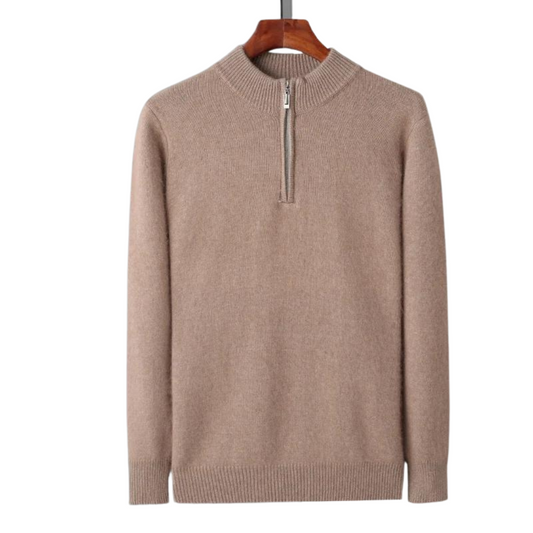 CASHMERE ZIP UP