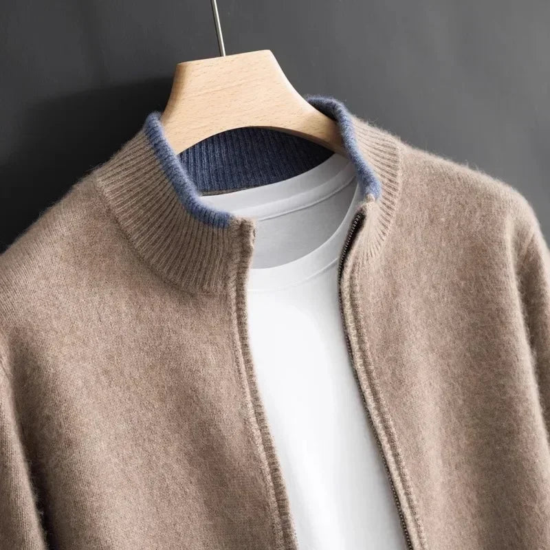 RIKU CASHMERE ZIP JACKET