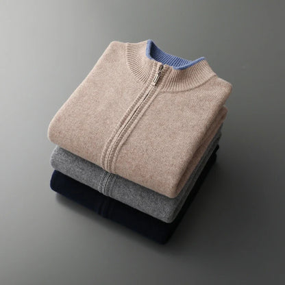 RIKU CASHMERE ZIP JACKET