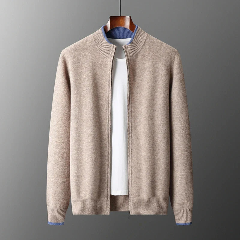 RIKU CASHMERE ZIP JACKET