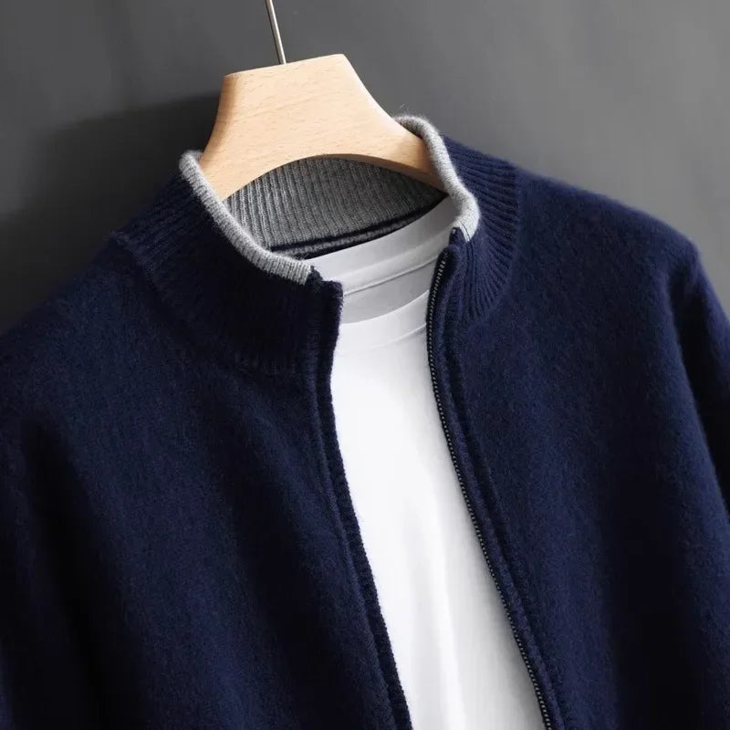RIKU CASHMERE ZIP JACKET