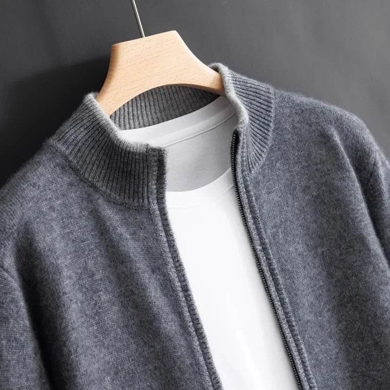 RIKU CASHMERE ZIP JACKET
