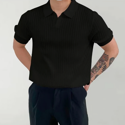 PISA - RIBBED COTTON POLO