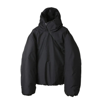 ASYMMETRIC PUFFER COAT
