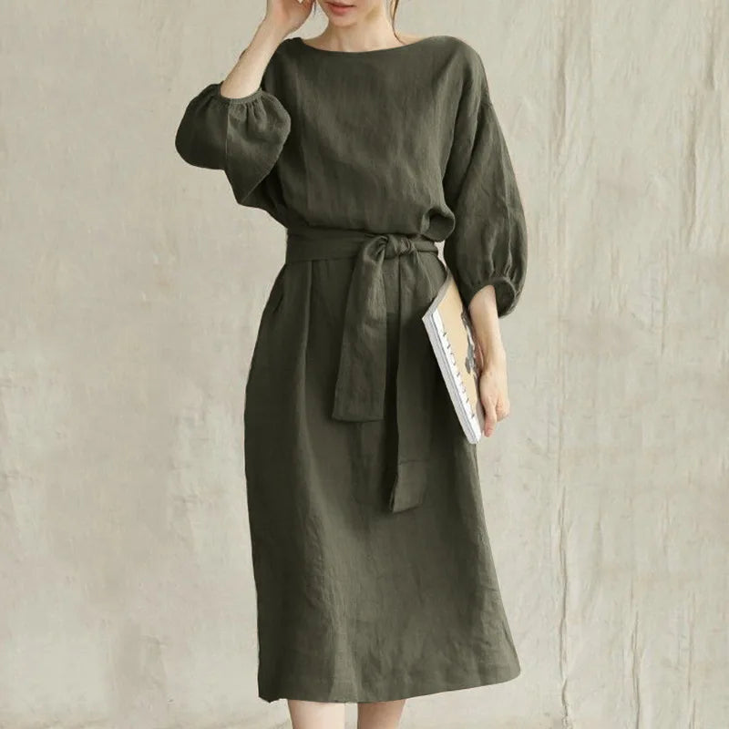 Eva Linen Dress