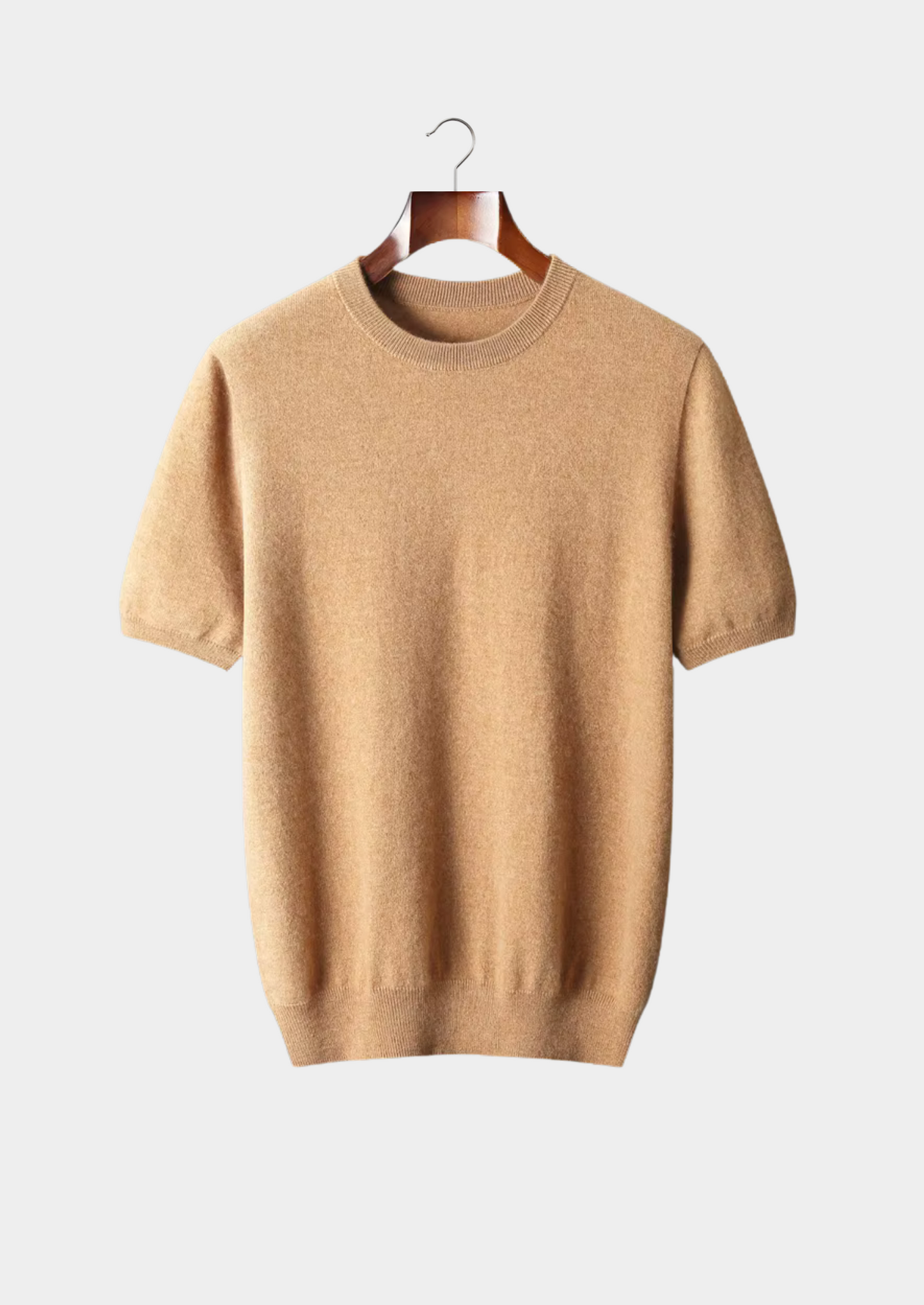 CASHMERE CLASSIC CREWNECK T-SHIRT