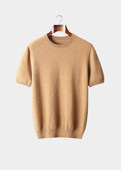 CASHMERE CLASSIC CREWNECK T-SHIRT