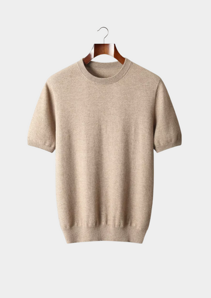 CASHMERE CLASSIC CREWNECK T-SHIRT