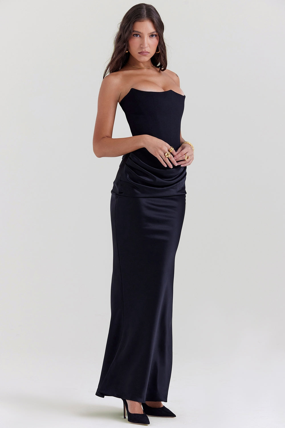 Lily Strapless Corset Dress