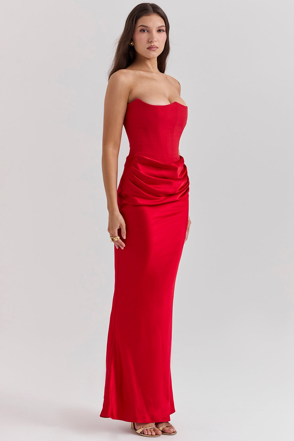Lily Strapless Corset Dress