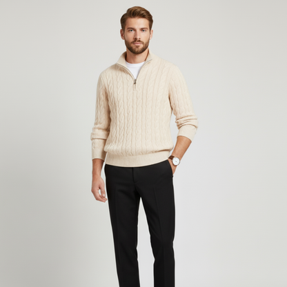 CONSTANCE - HALF ZIP SWEATER