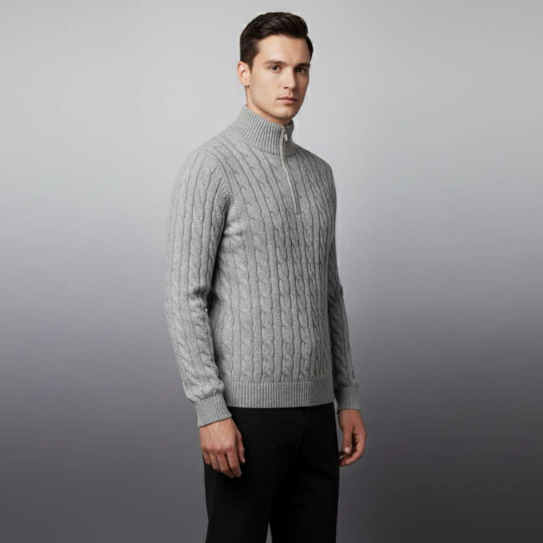 CONSTANCE - HALF ZIP SWEATER